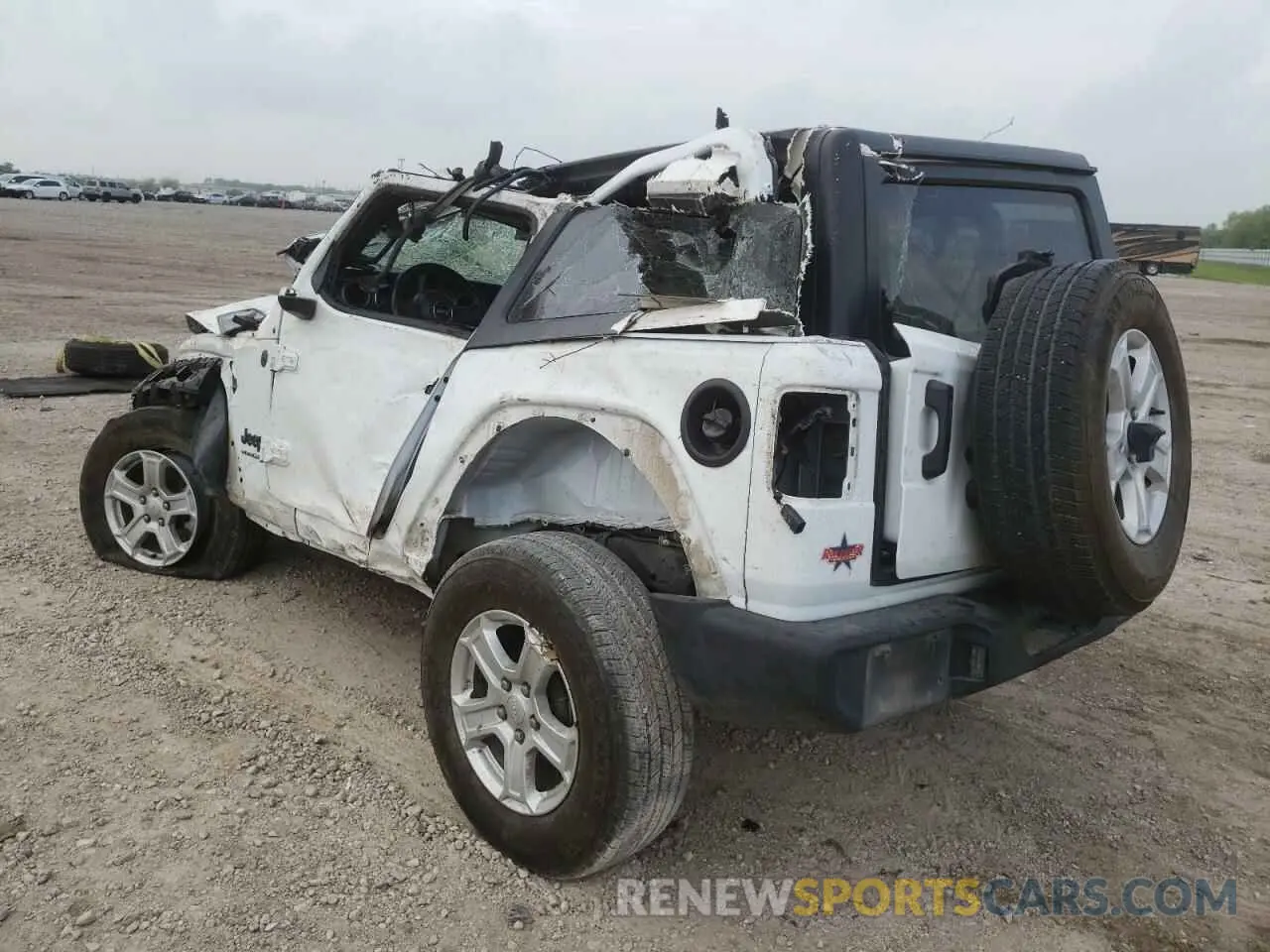 2 Photograph of a damaged car 1C4GJXAG3NW151208 JEEP WRANGLER 2022