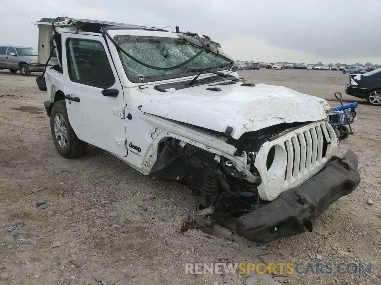 4 Photograph of a damaged car 1C4GJXAG3NW151208 JEEP WRANGLER 2022