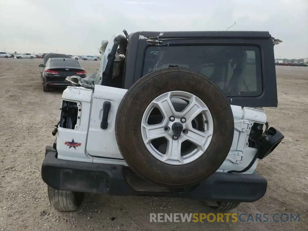6 Photograph of a damaged car 1C4GJXAG3NW151208 JEEP WRANGLER 2022