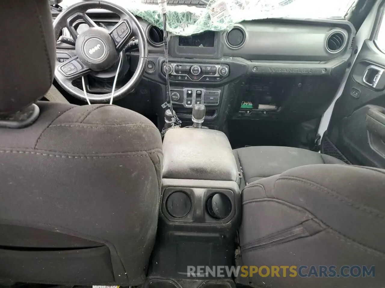 8 Photograph of a damaged car 1C4GJXAG3NW151208 JEEP WRANGLER 2022
