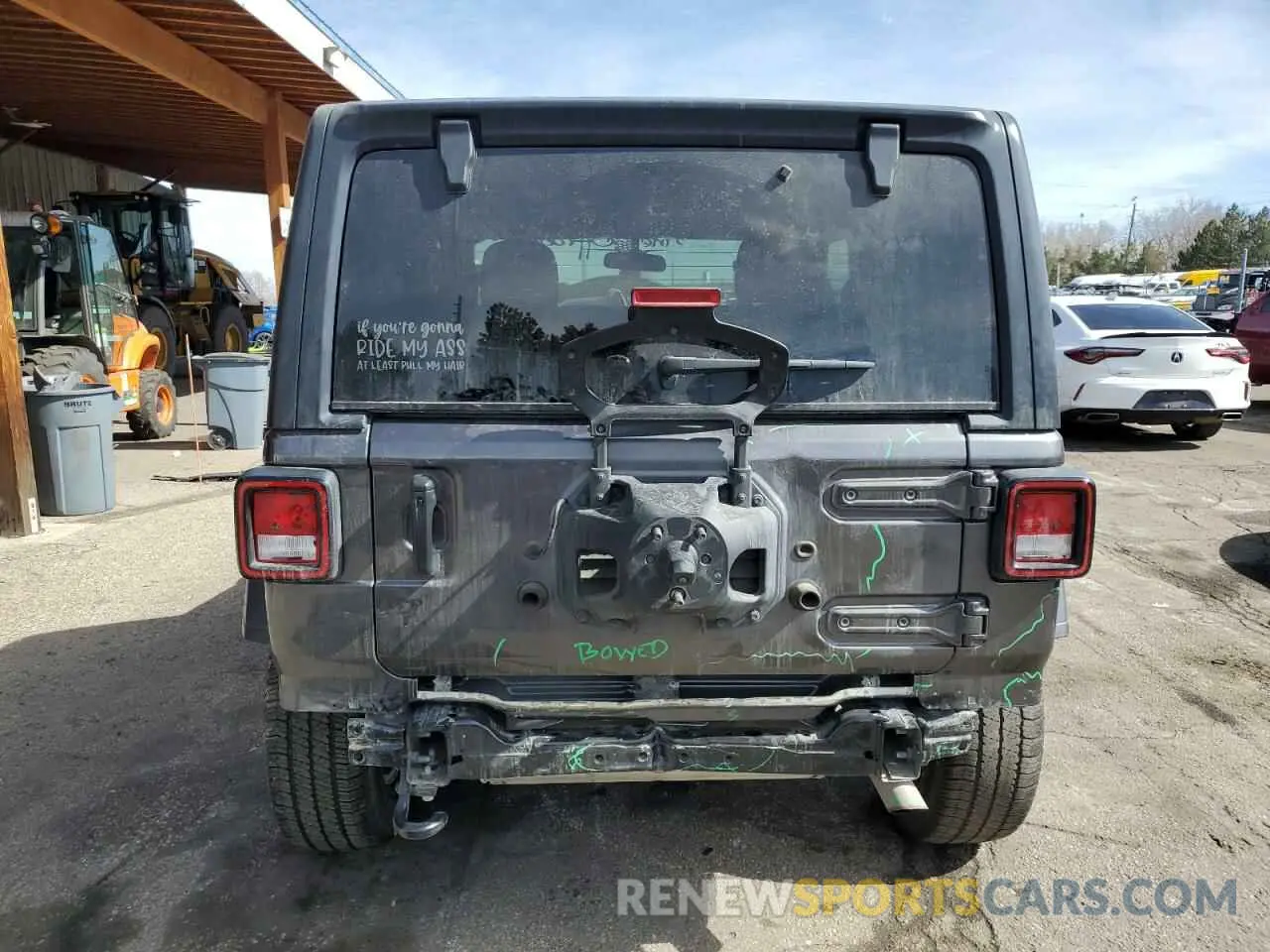 6 Photograph of a damaged car 1C4GJXAG7NW203889 JEEP WRANGLER 2022