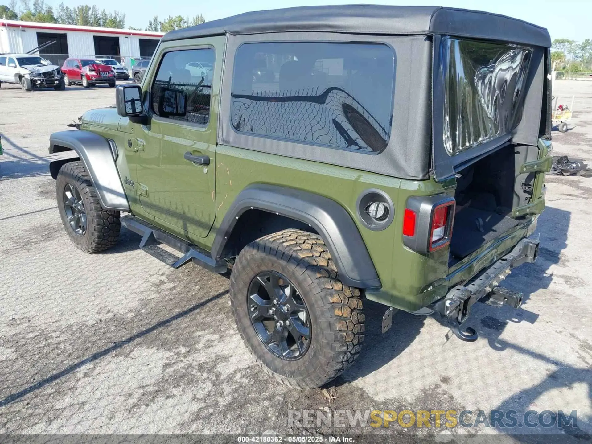 3 Photograph of a damaged car 1C4GJXAG8NW224380 JEEP WRANGLER 2022