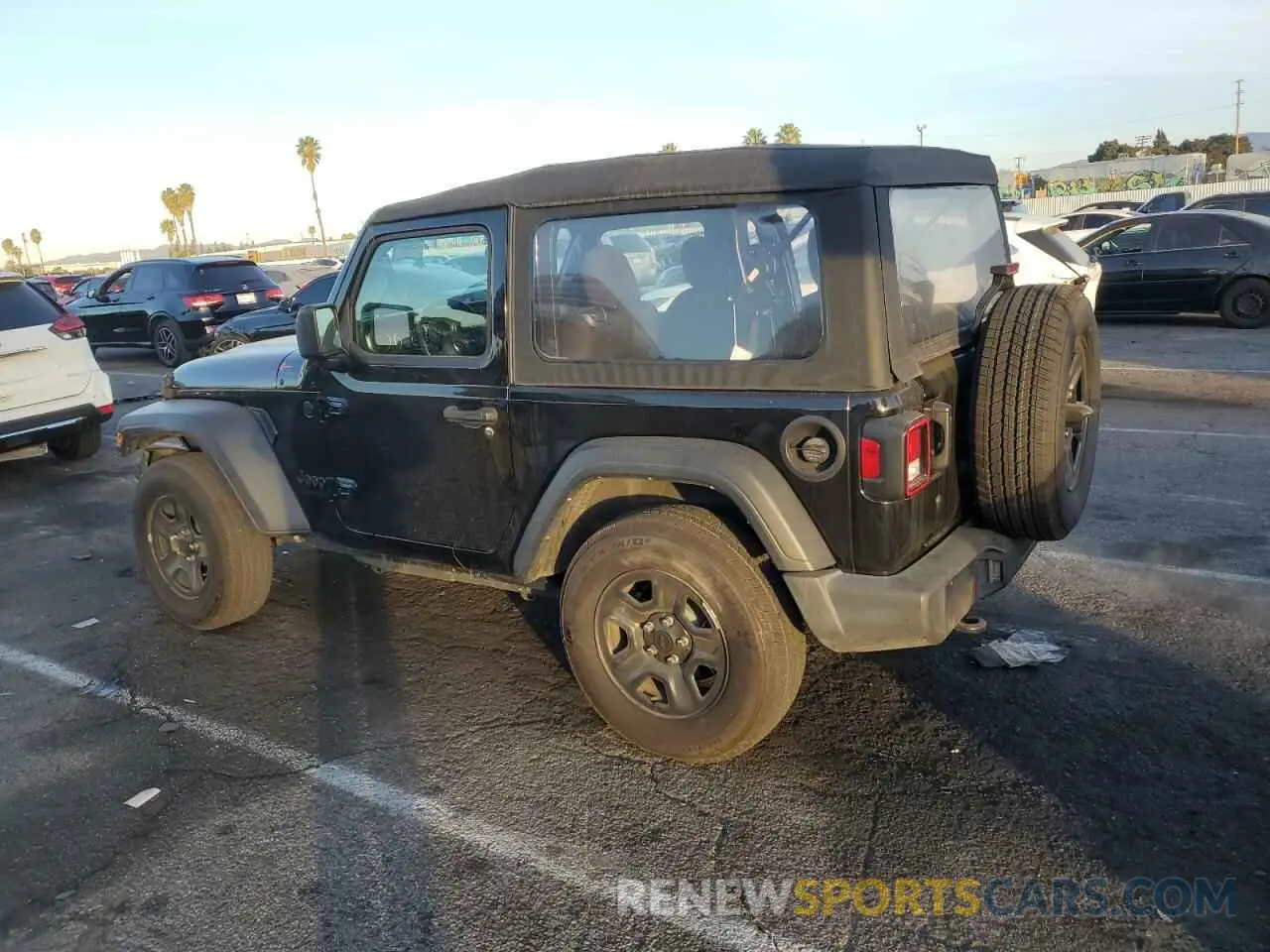 2 Photograph of a damaged car 1C4GJXAN6NW117648 JEEP WRANGLER 2022