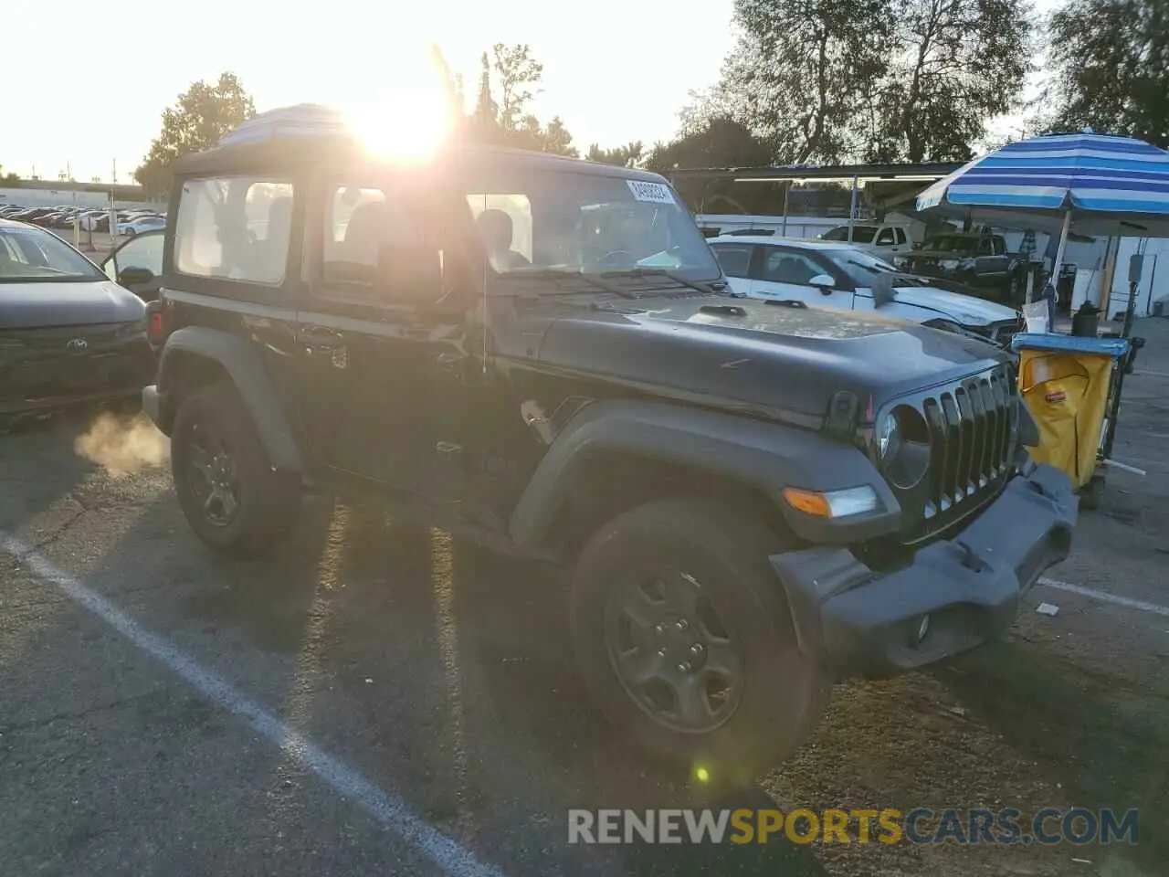 4 Photograph of a damaged car 1C4GJXAN6NW117648 JEEP WRANGLER 2022
