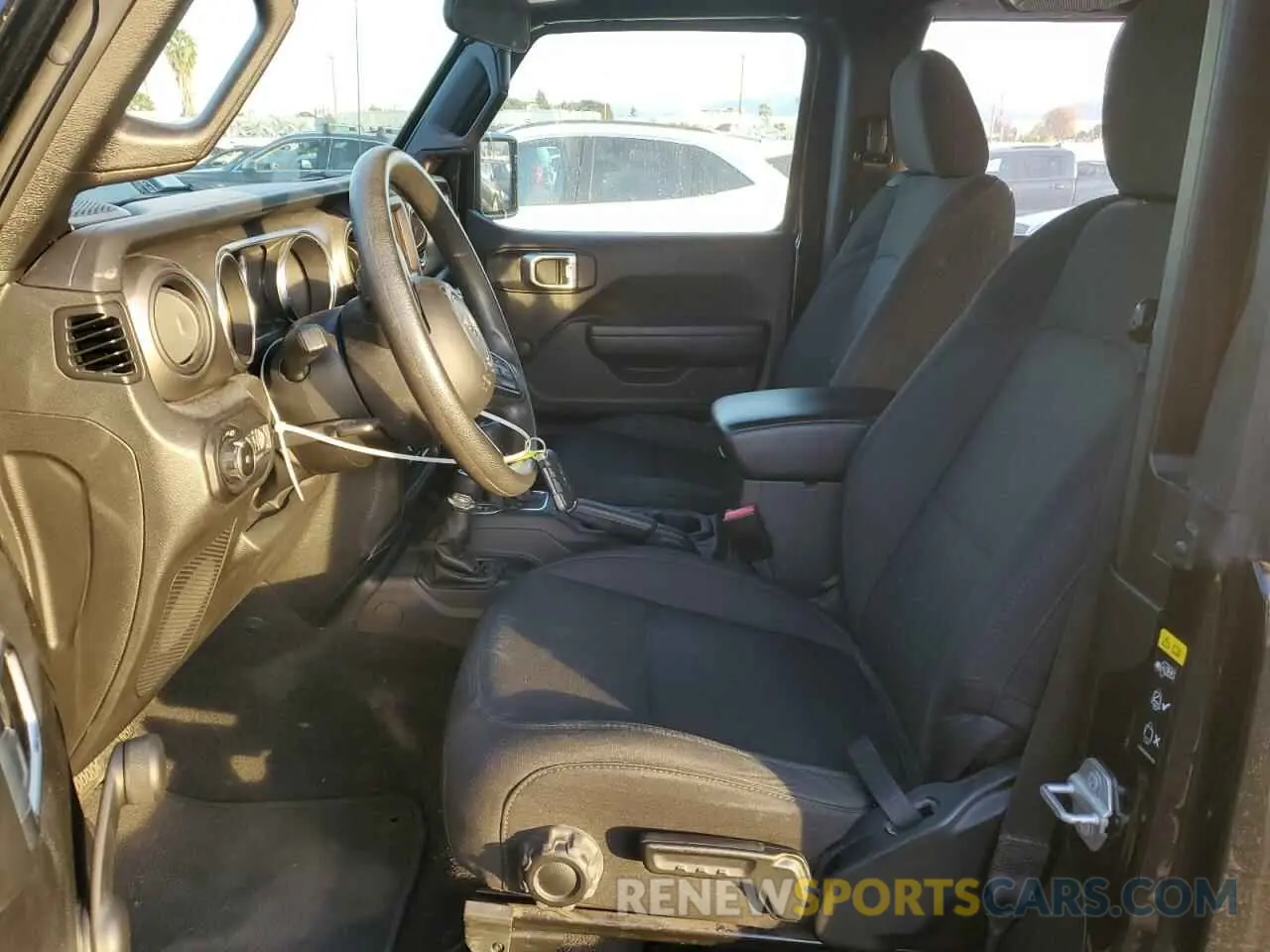 7 Photograph of a damaged car 1C4GJXAN6NW117648 JEEP WRANGLER 2022