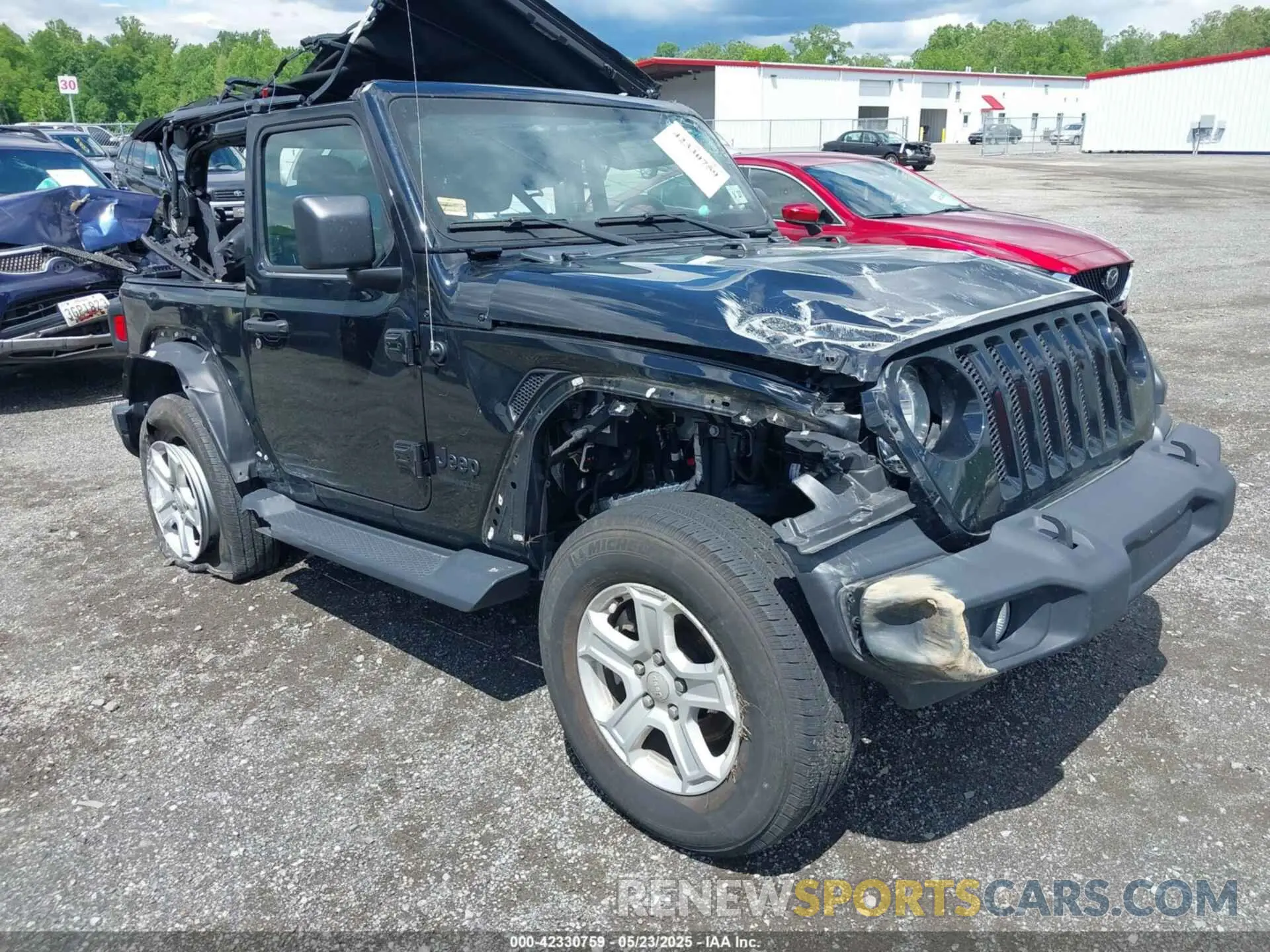 1 Photograph of a damaged car 1C4GJXAN9NW145217 JEEP WRANGLER 2022