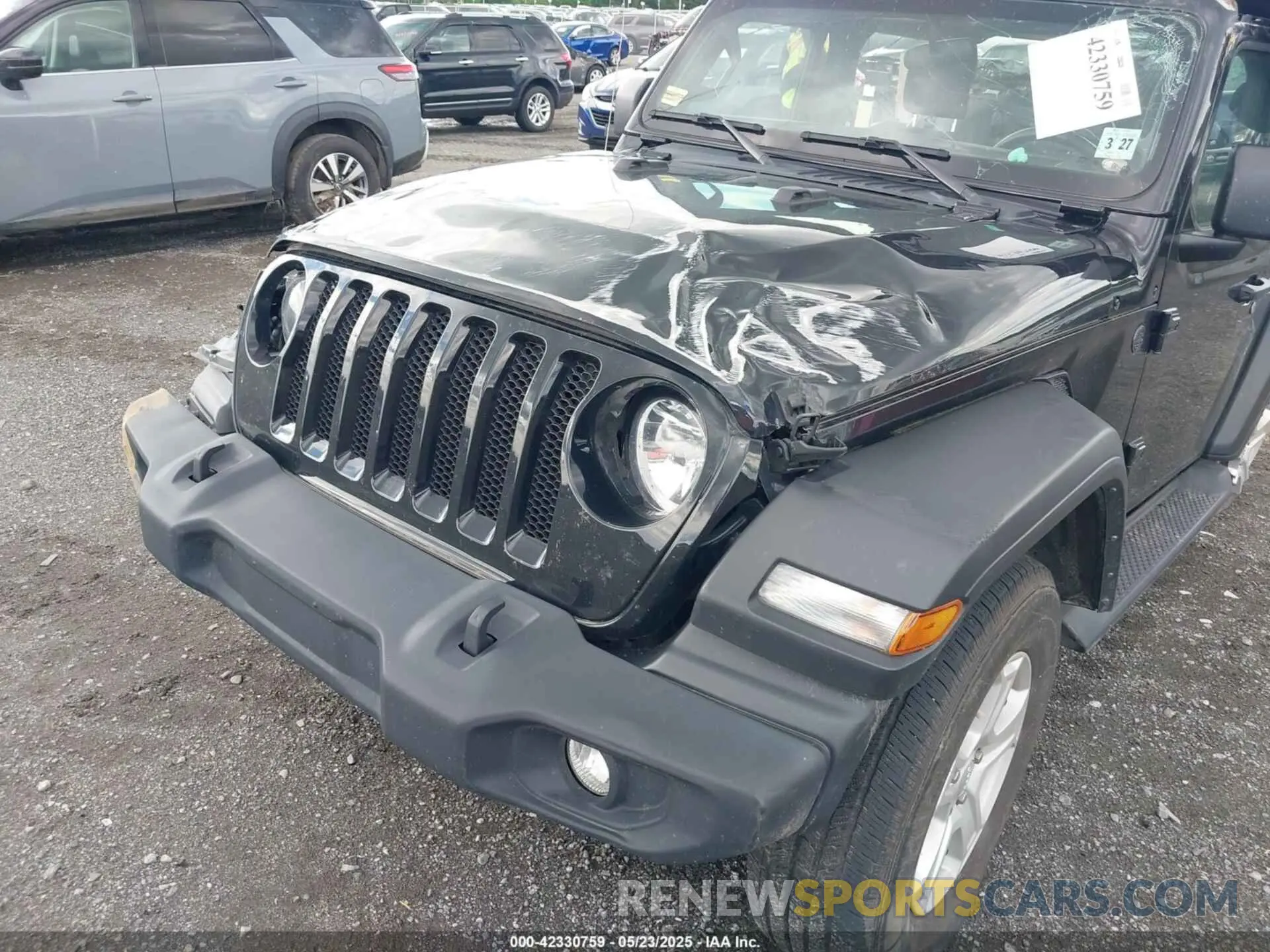 6 Photograph of a damaged car 1C4GJXAN9NW145217 JEEP WRANGLER 2022