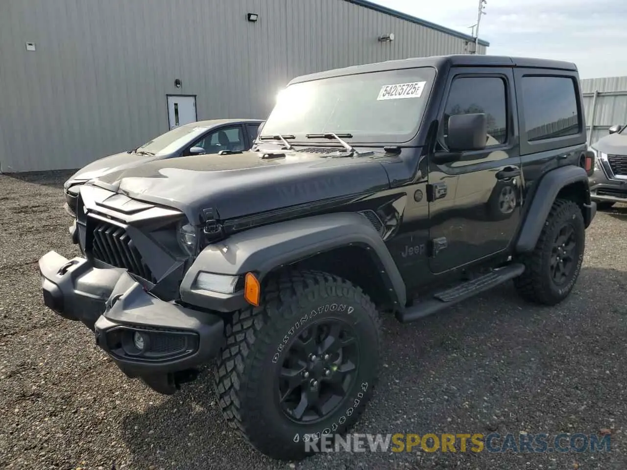 1 Photograph of a damaged car 1C4HJXAG0NW197342 JEEP WRANGLER 2022