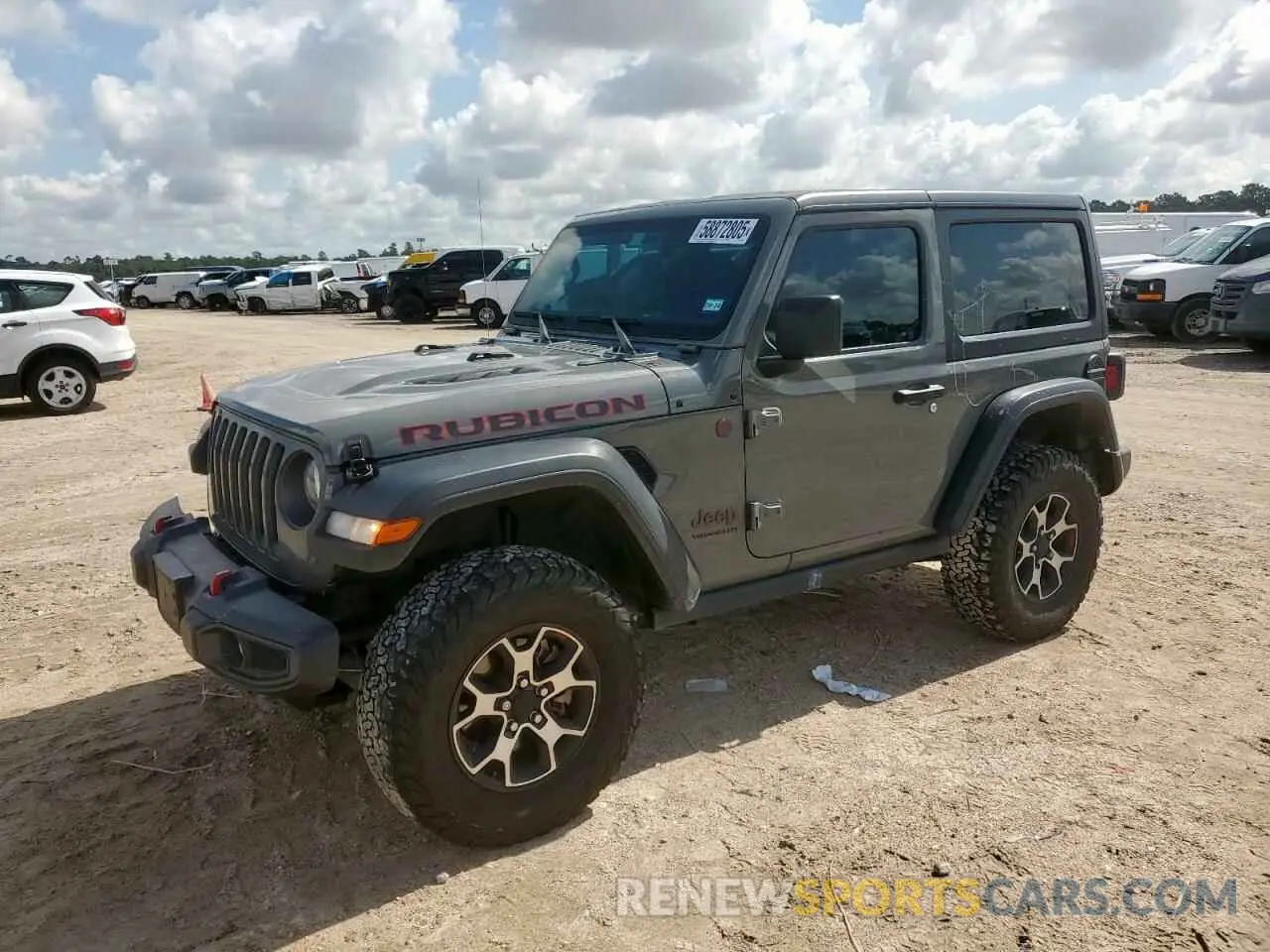 1 Photograph of a damaged car 1C4HJXCN8NW196287 JEEP WRANGLER 2022