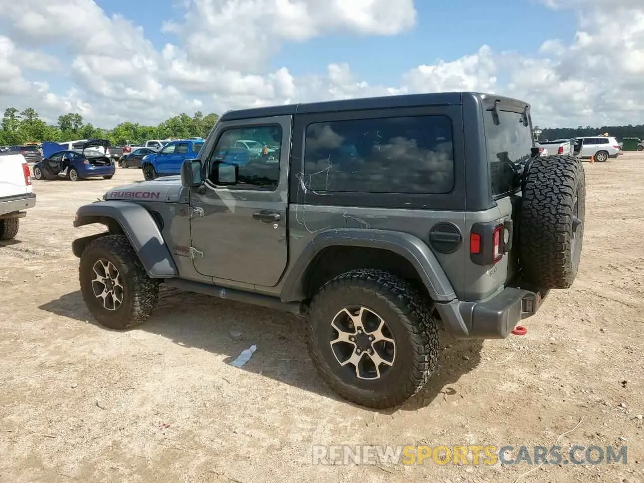2 Photograph of a damaged car 1C4HJXCN8NW196287 JEEP WRANGLER 2022