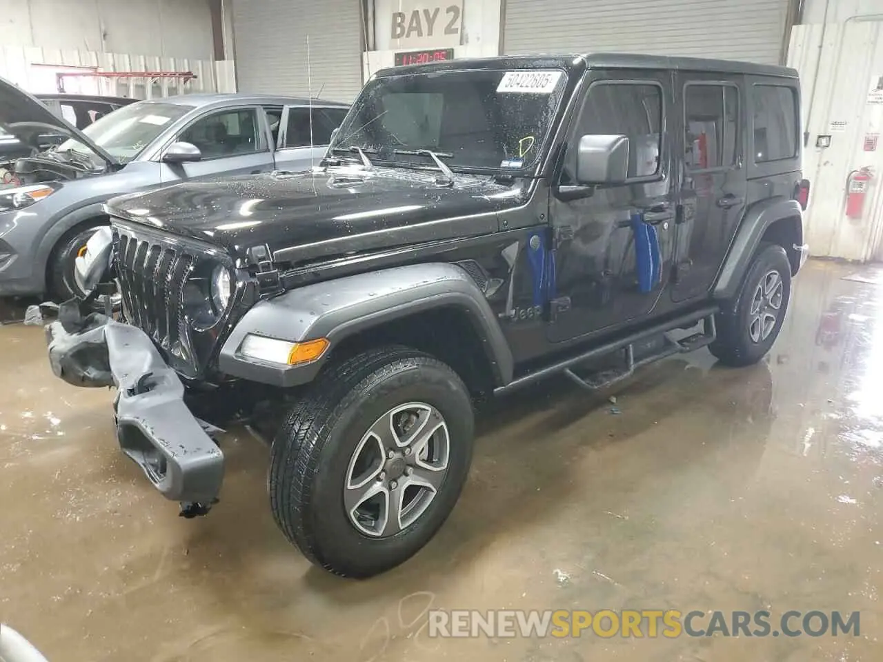 1 Photograph of a damaged car 1C4HJXDG2NW196088 JEEP WRANGLER 2022