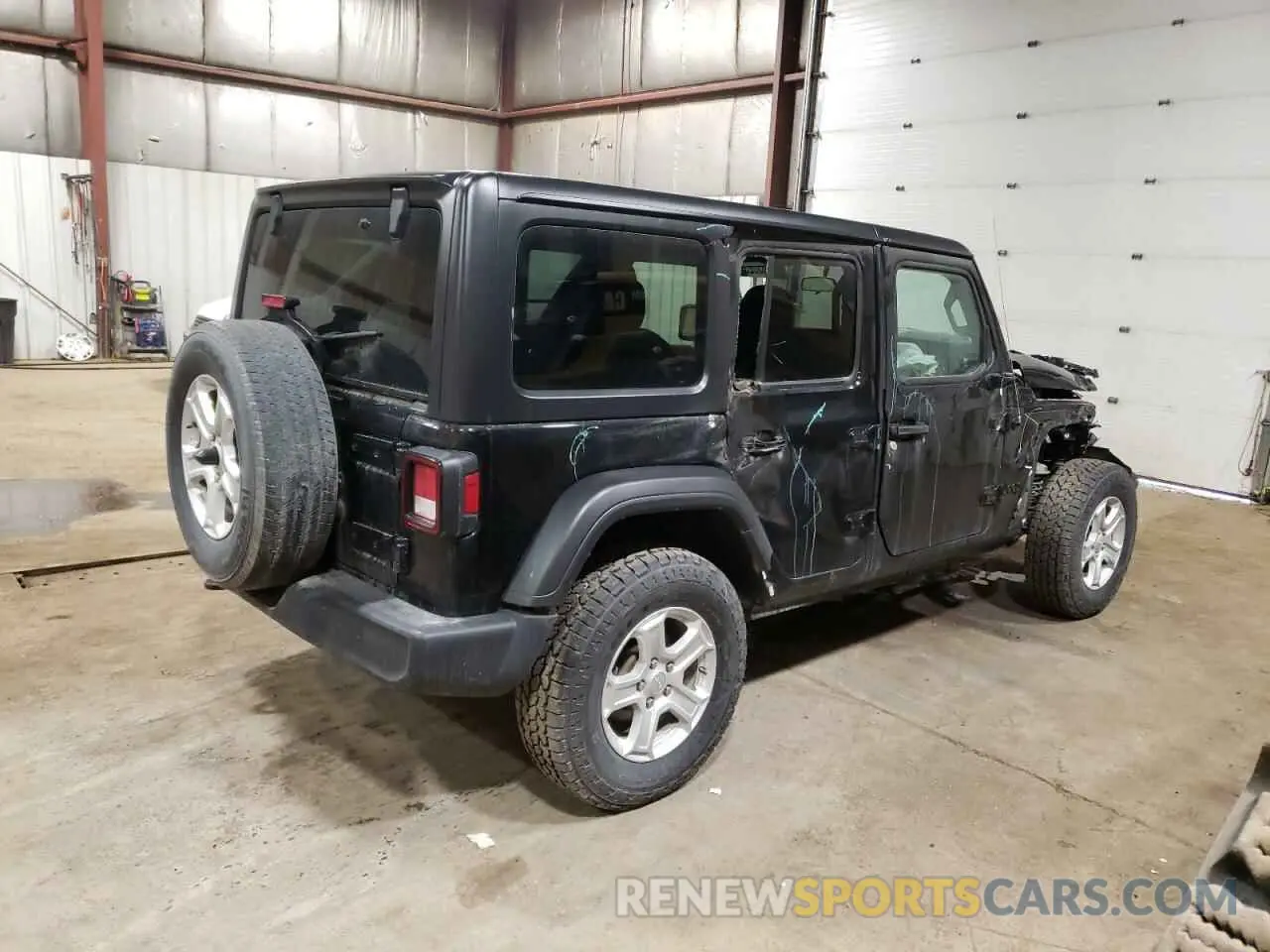 3 Фотография поврежденного автомобиля 1C4HJXDG3NW173936 JEEP WRANGLER 2022
