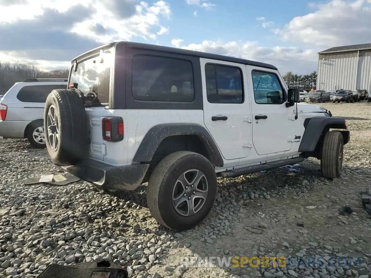 3 Фотография поврежденного автомобиля 1C4HJXDG3NW249168 JEEP WRANGLER 2022