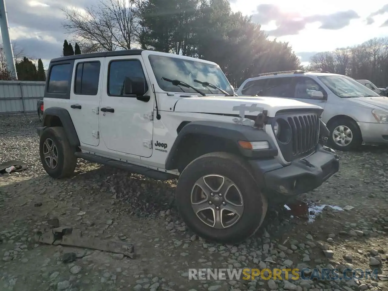 4 Фотография поврежденного автомобиля 1C4HJXDG3NW249168 JEEP WRANGLER 2022