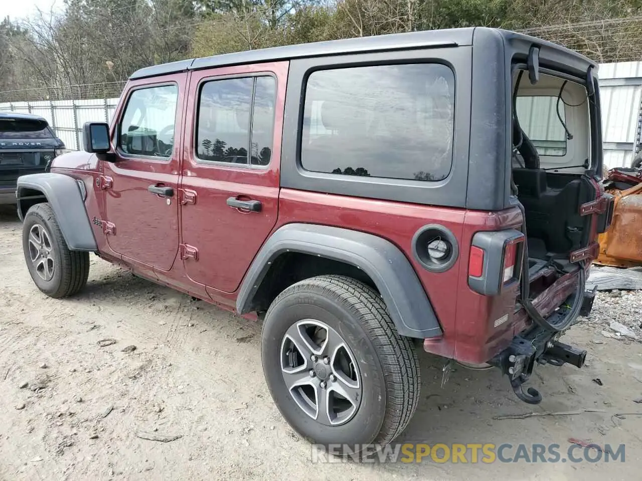 2 Photograph of a damaged car 1C4HJXDG5NW120932 JEEP WRANGLER 2022