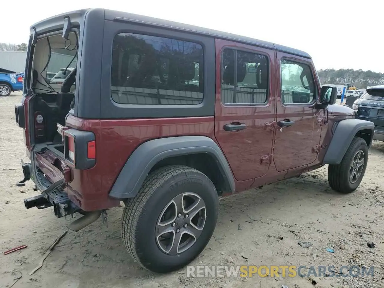 3 Photograph of a damaged car 1C4HJXDG5NW120932 JEEP WRANGLER 2022