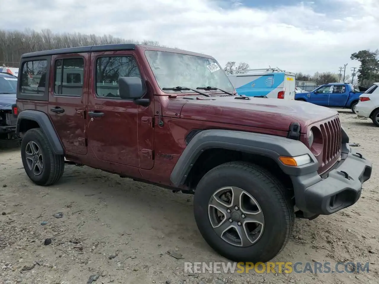 4 Photograph of a damaged car 1C4HJXDG5NW120932 JEEP WRANGLER 2022