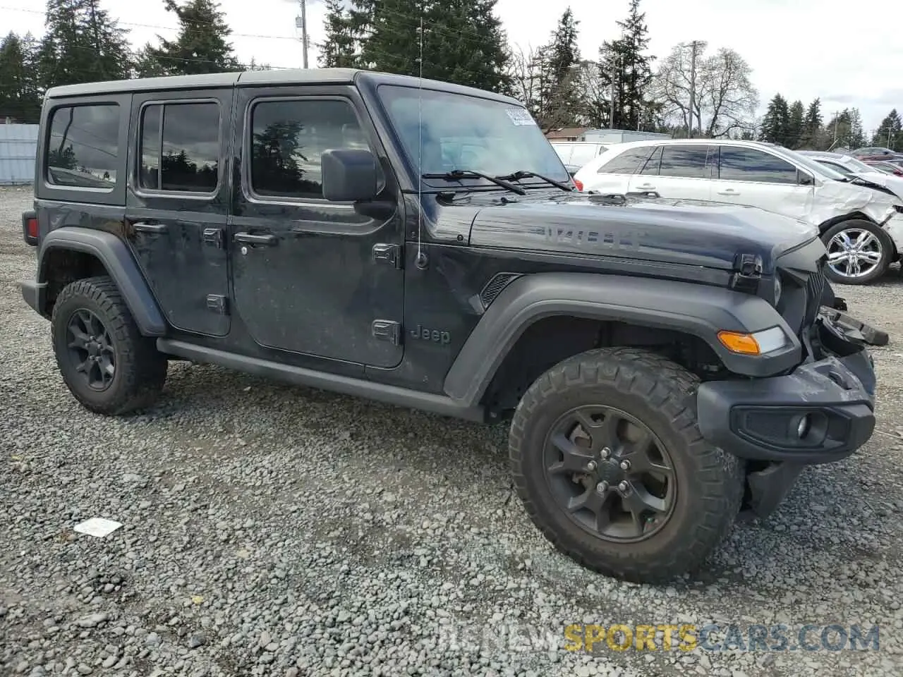 4 Фотография поврежденного автомобиля 1C4HJXDG6NW141997 JEEP WRANGLER 2022