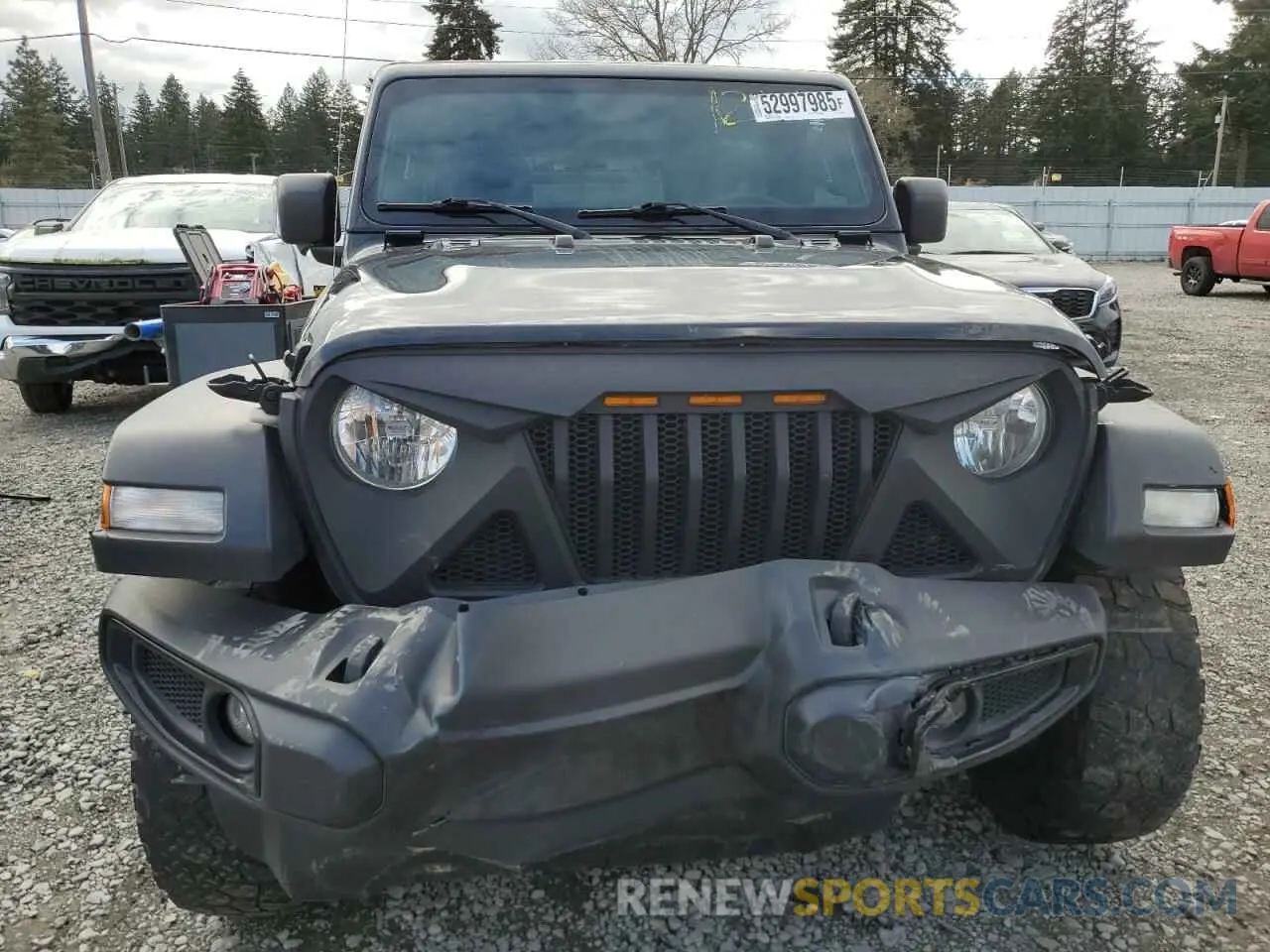 5 Фотография поврежденного автомобиля 1C4HJXDG6NW141997 JEEP WRANGLER 2022