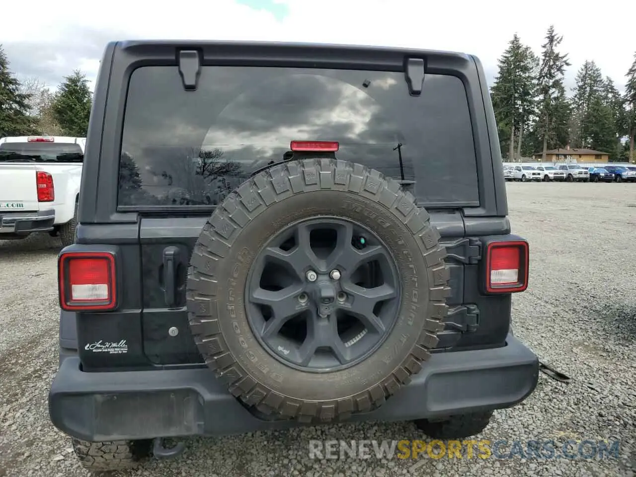 6 Фотография поврежденного автомобиля 1C4HJXDG6NW141997 JEEP WRANGLER 2022