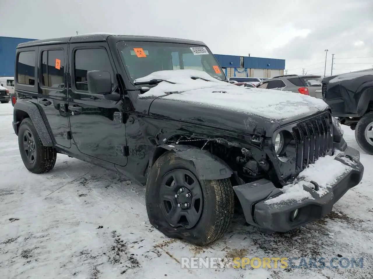 4 Photograph of a damaged car 1C4HJXDG7NW227321 JEEP WRANGLER 2022