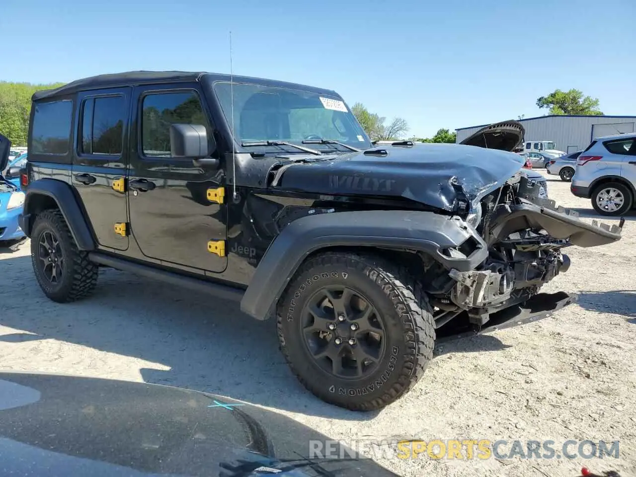 4 Фотография поврежденного автомобиля 1C4HJXDG8NW130208 JEEP WRANGLER 2022