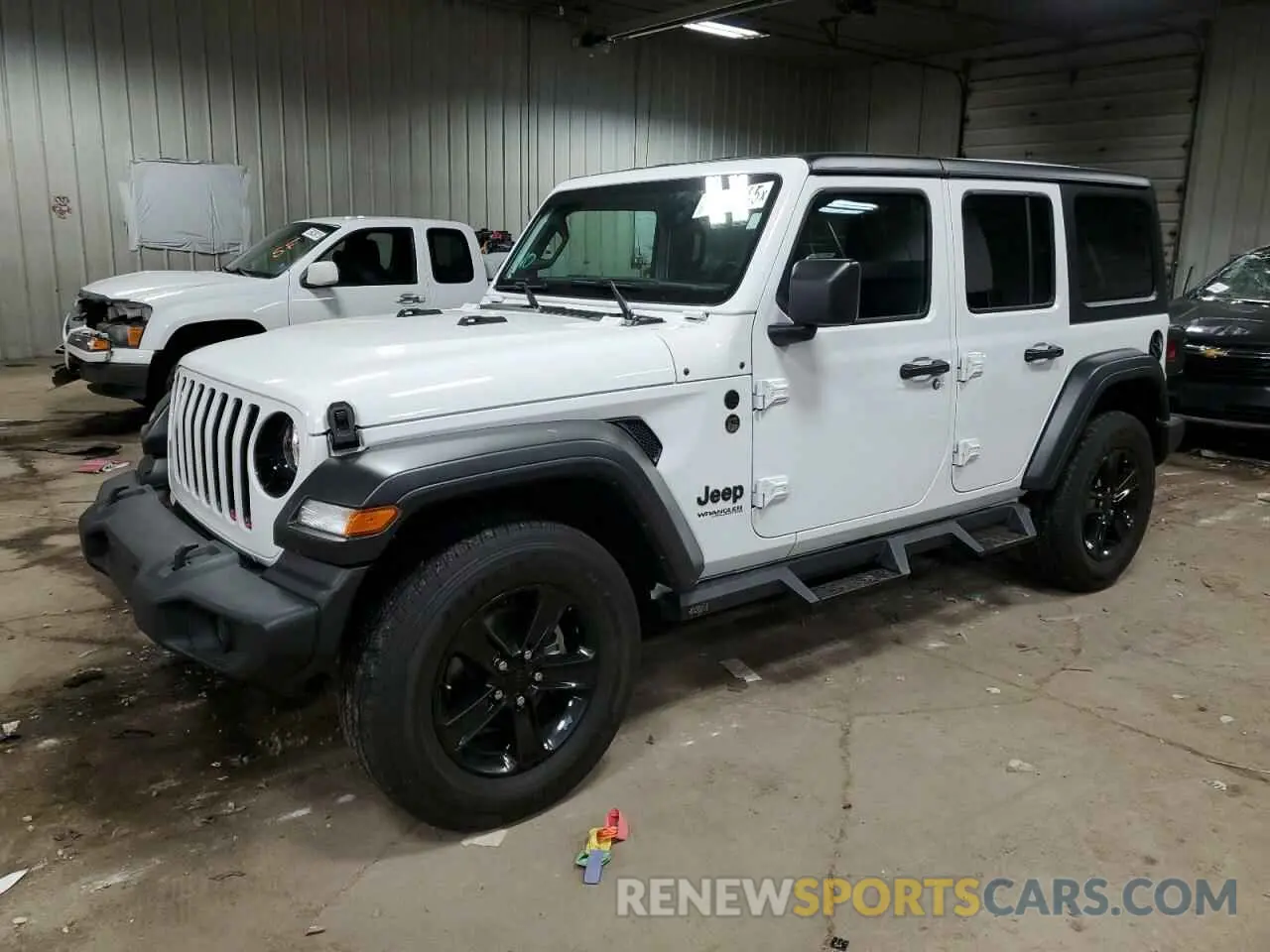 1 Photograph of a damaged car 1C4HJXDG8NW183040 JEEP WRANGLER 2022