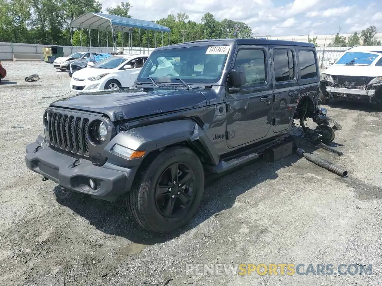 1 Фотография поврежденного автомобиля 1C4HJXDG9NW149351 JEEP WRANGLER 2022