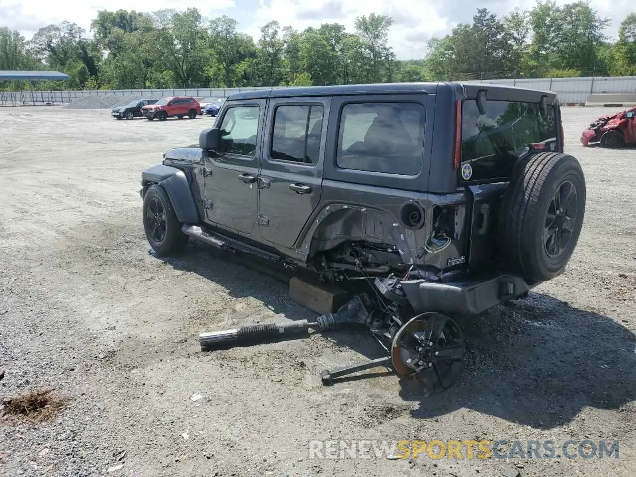 2 Фотография поврежденного автомобиля 1C4HJXDG9NW149351 JEEP WRANGLER 2022