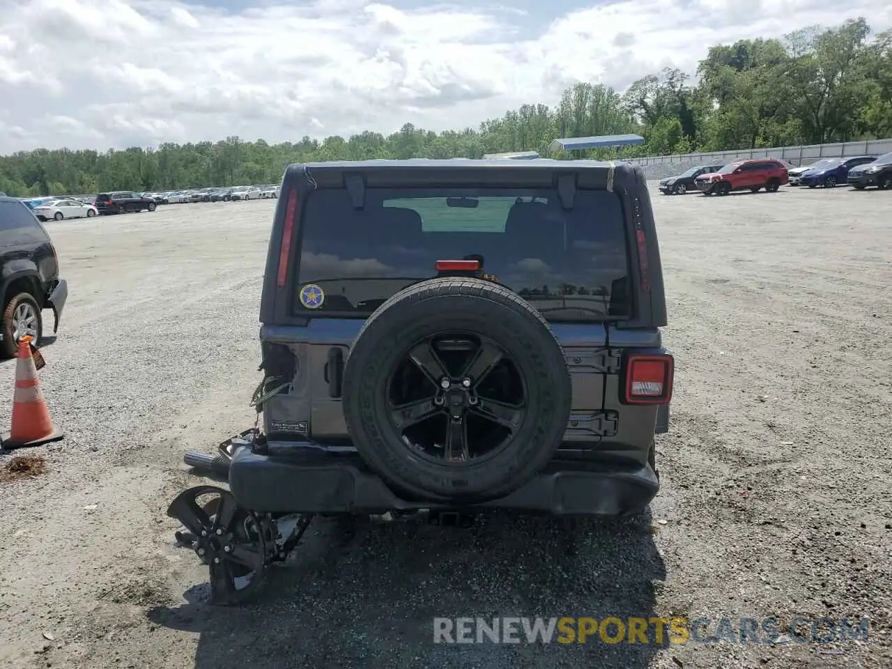 6 Фотография поврежденного автомобиля 1C4HJXDG9NW149351 JEEP WRANGLER 2022