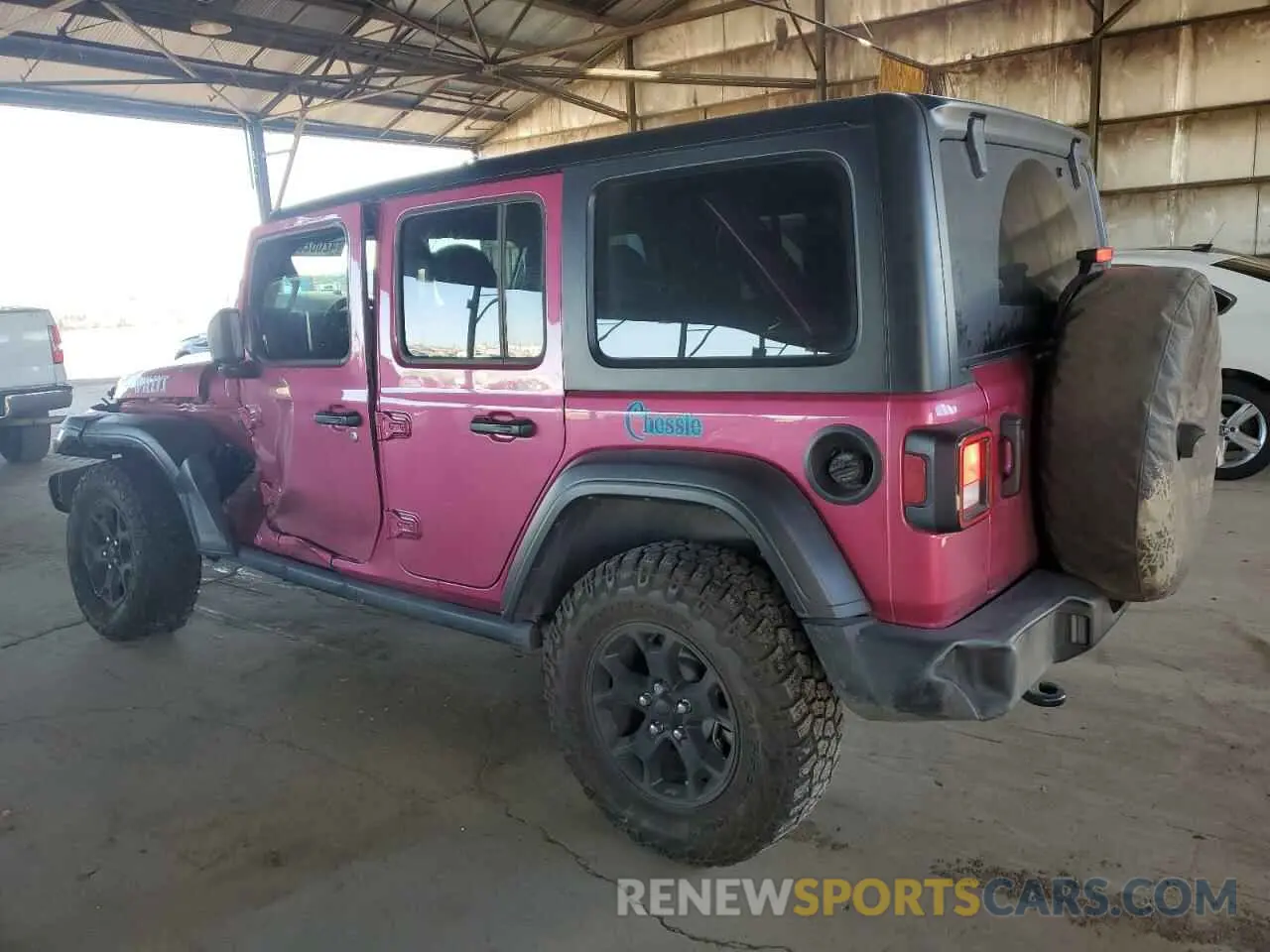 2 Фотография поврежденного автомобиля 1C4HJXDGXNW102507 JEEP WRANGLER 2022