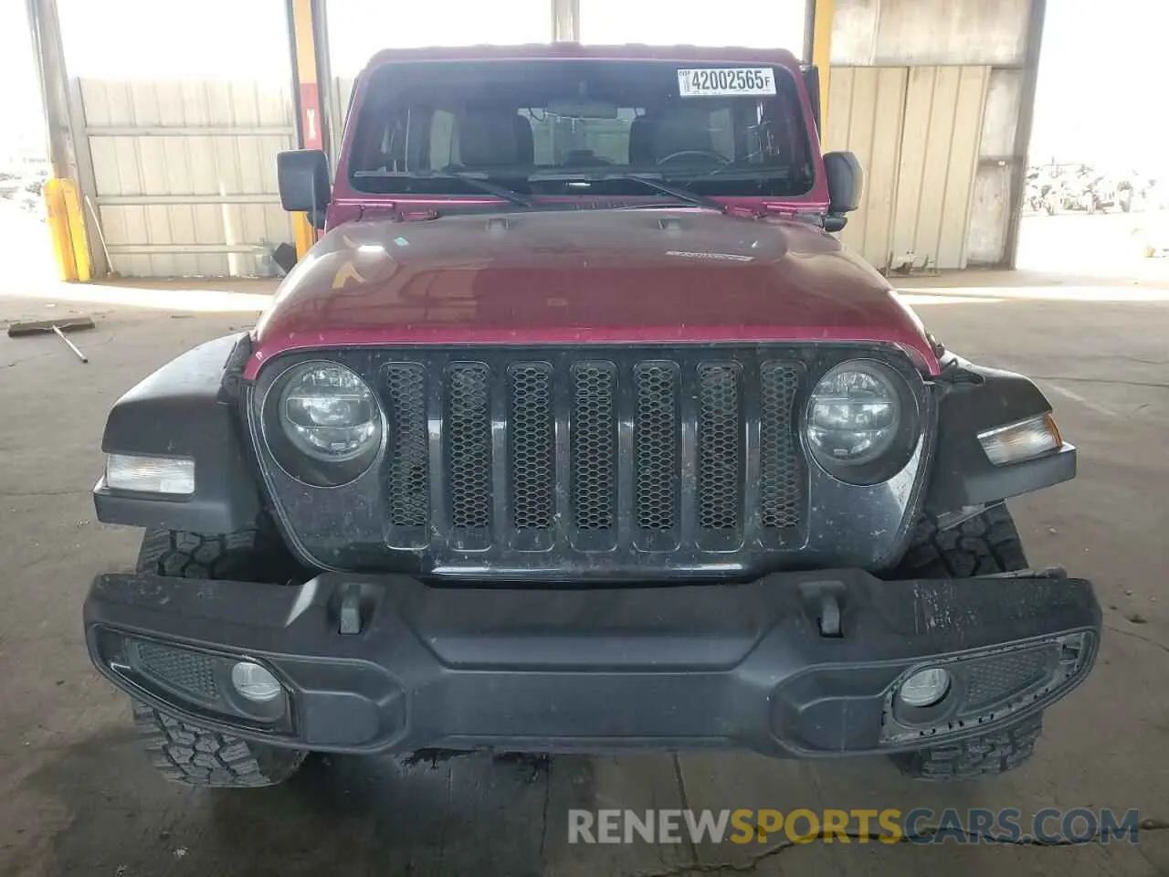 5 Фотография поврежденного автомобиля 1C4HJXDGXNW102507 JEEP WRANGLER 2022