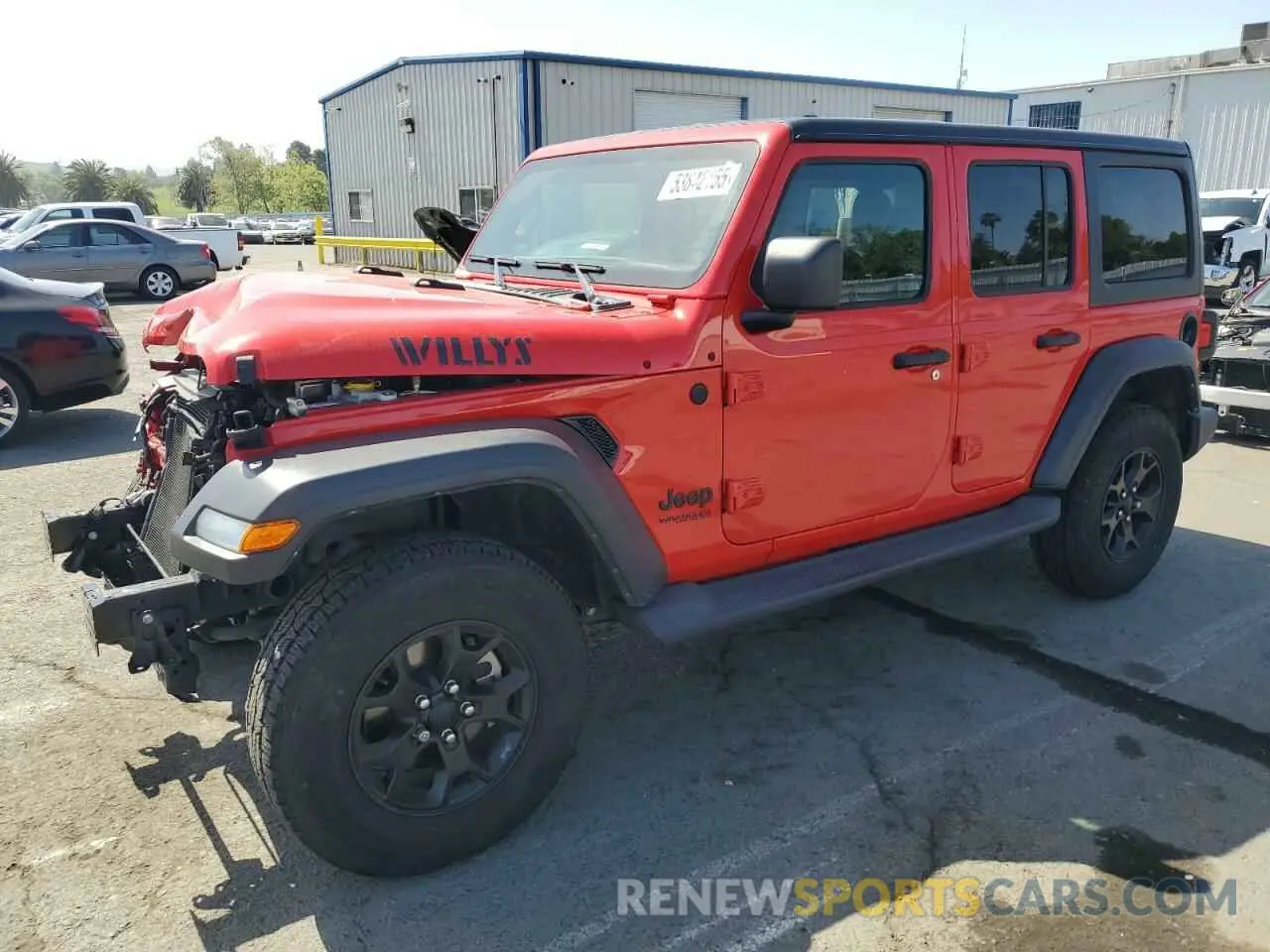 1 Фотография поврежденного автомобиля 1C4HJXDGXNW141744 JEEP WRANGLER 2022