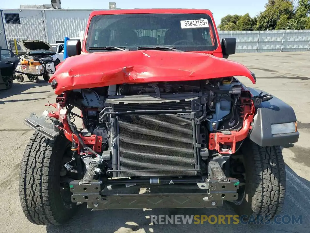 5 Фотография поврежденного автомобиля 1C4HJXDGXNW141744 JEEP WRANGLER 2022