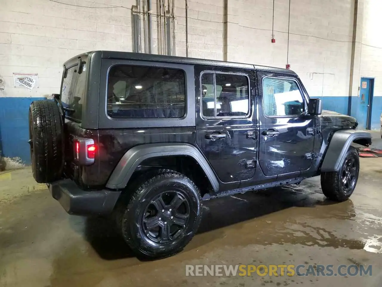 3 Фотография поврежденного автомобиля 1C4HJXDGXNW152081 JEEP WRANGLER 2022