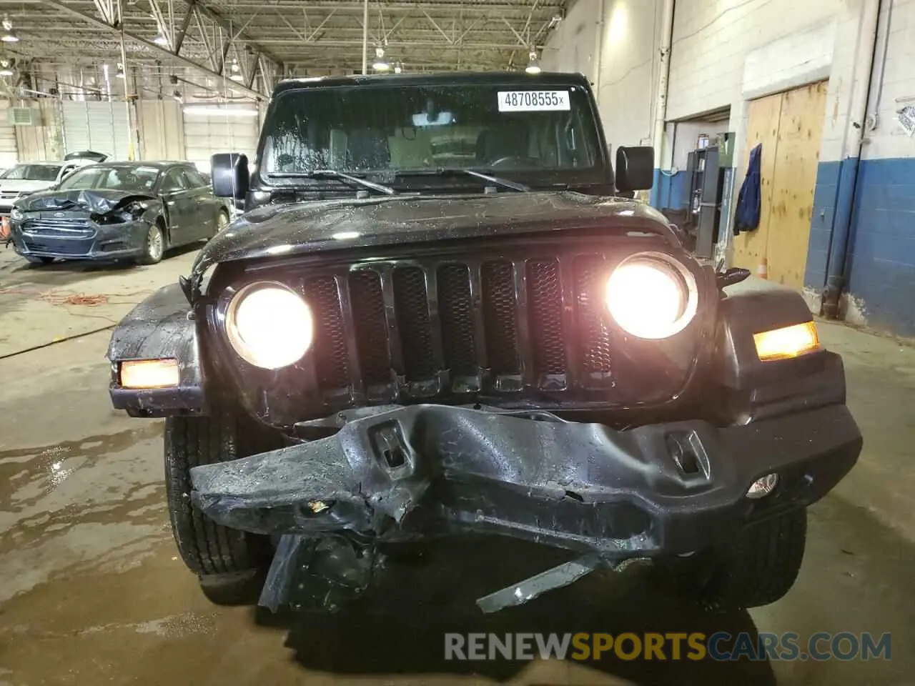 5 Фотография поврежденного автомобиля 1C4HJXDGXNW152081 JEEP WRANGLER 2022