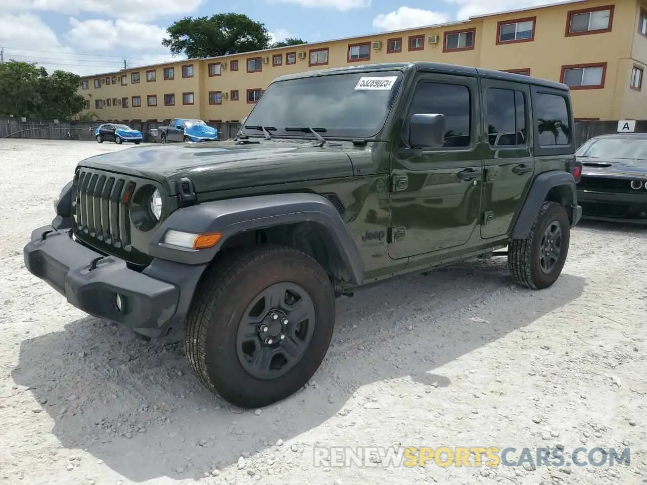 1 Фотография поврежденного автомобиля 1C4HJXDGXNW180320 JEEP WRANGLER 2022