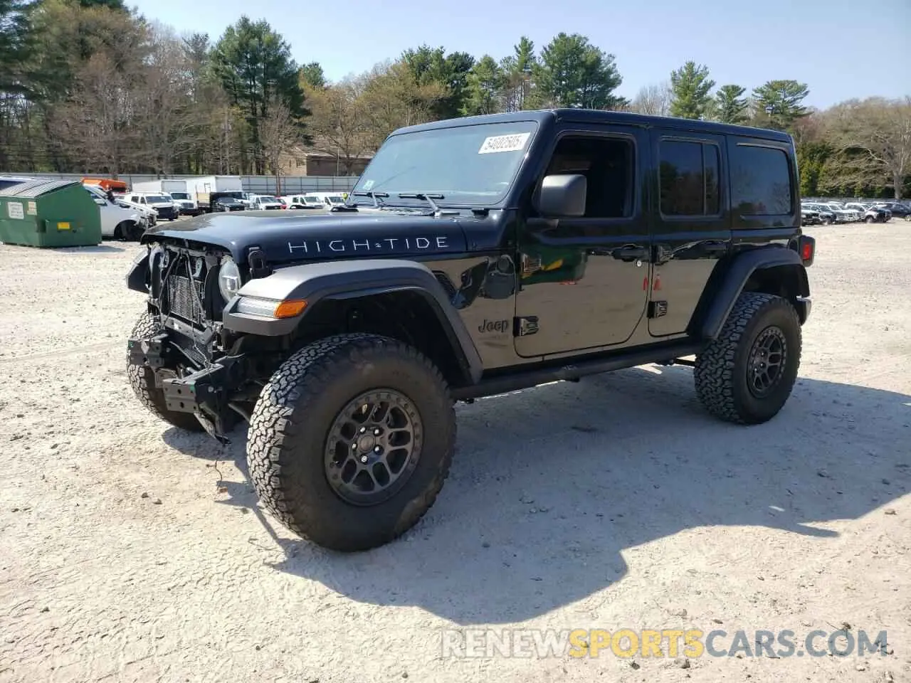 1 Photograph of a damaged car 1C4HJXDGXNW237776 JEEP WRANGLER 2022