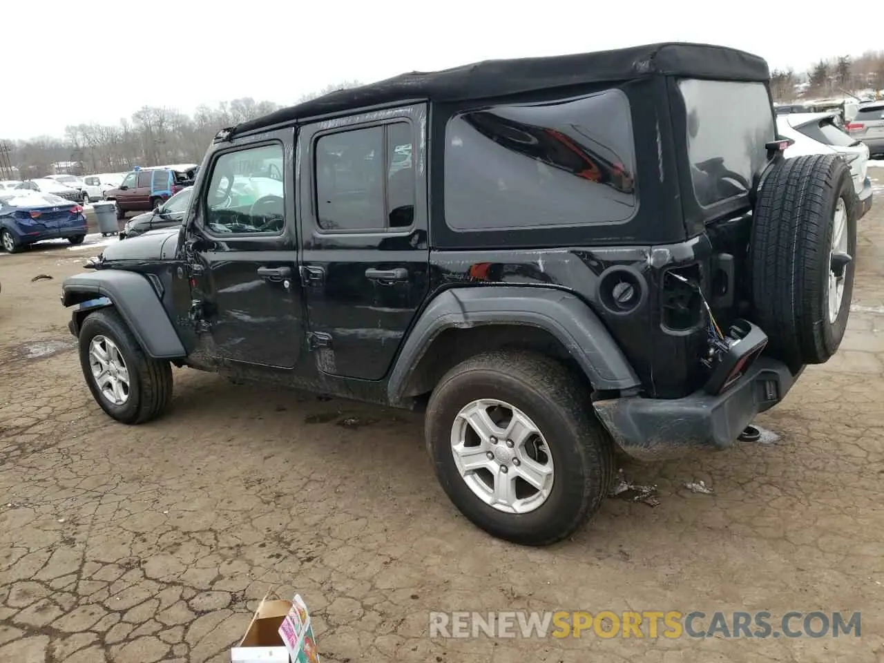 2 Photograph of a damaged car 1C4HJXDGXNW242038 JEEP WRANGLER 2022