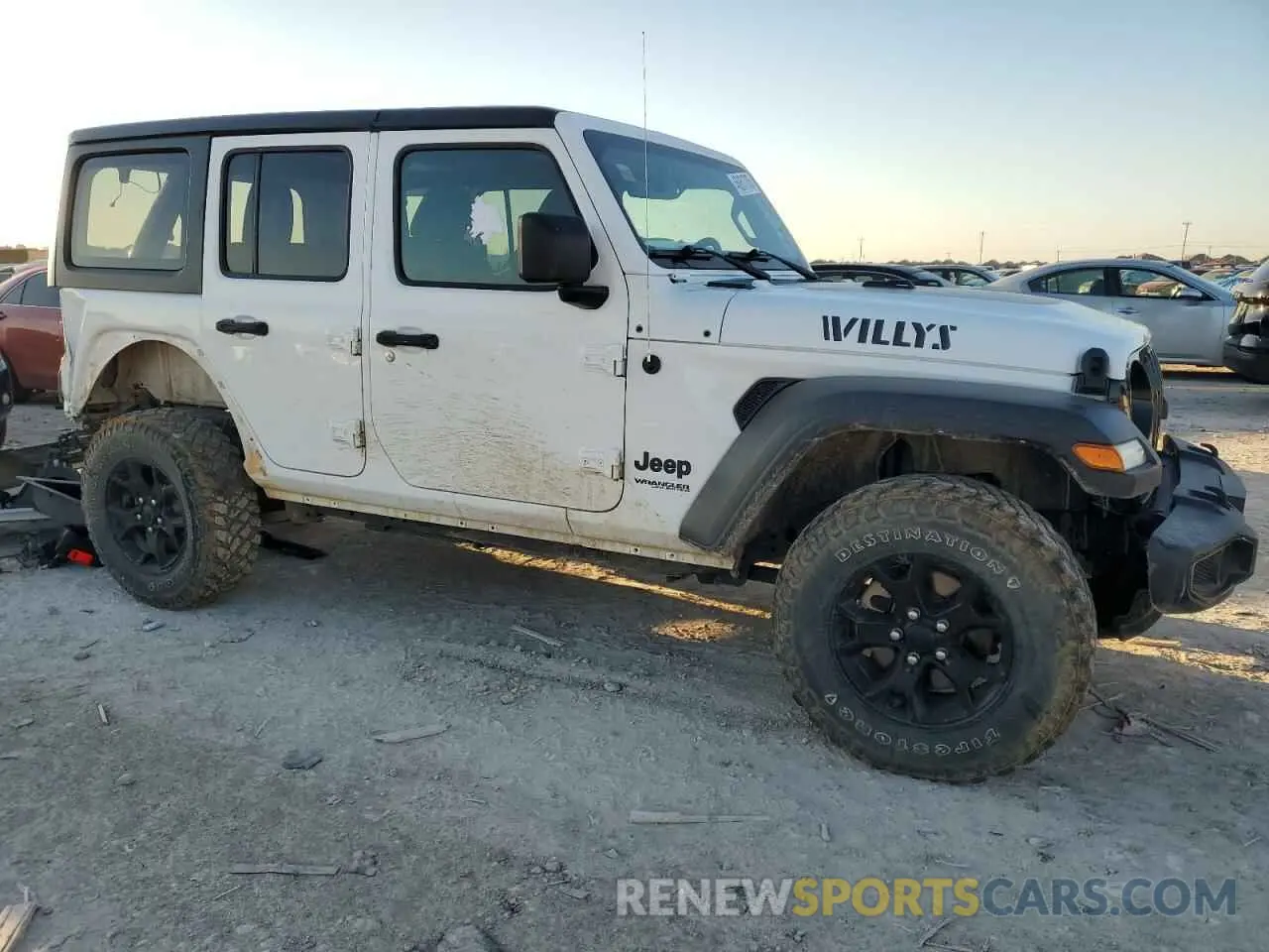 4 Фотография поврежденного автомобиля 1C4HJXDM7NW145806 JEEP WRANGLER 2022