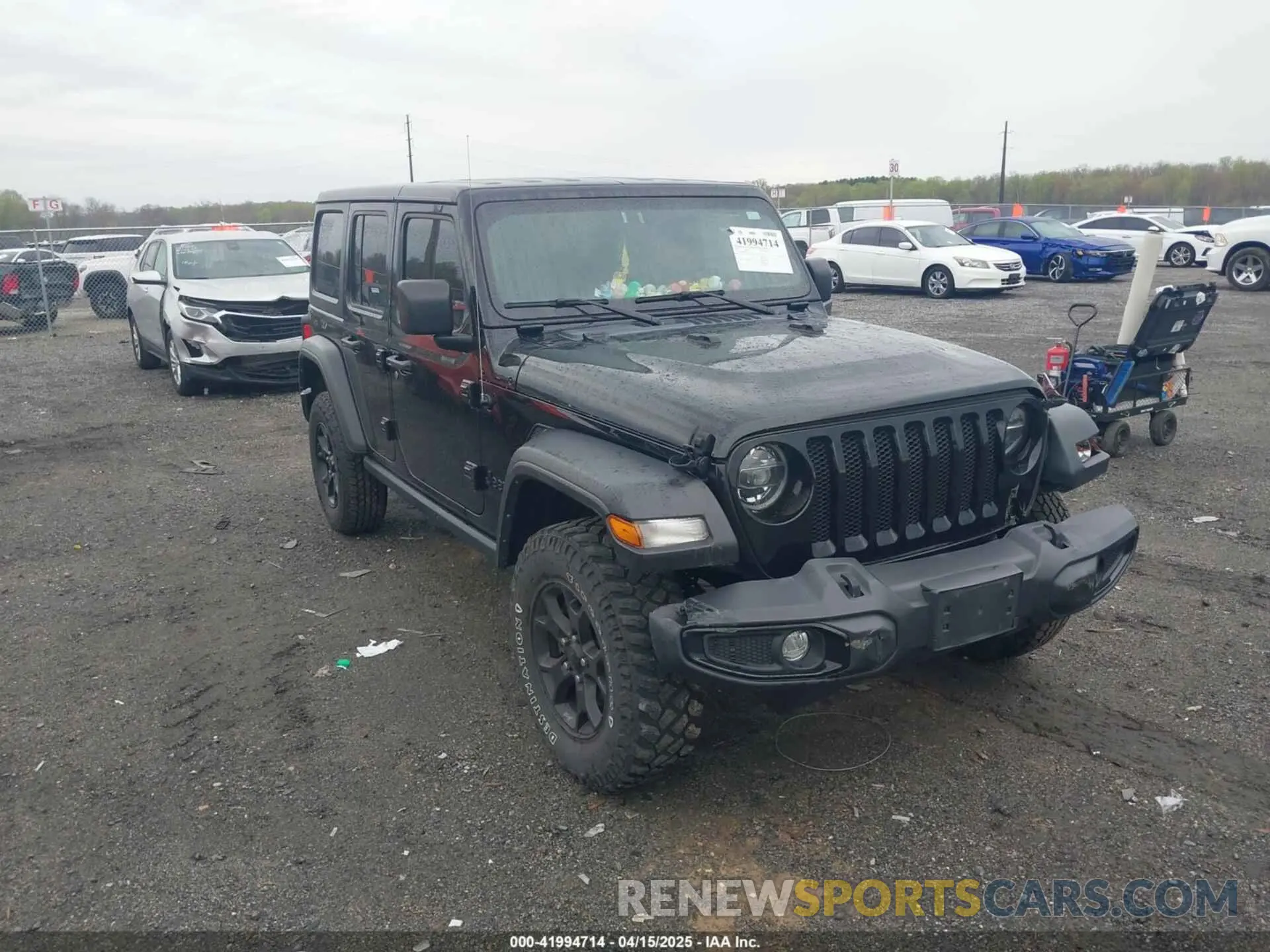 1 Photograph of a damaged car 1C4HJXDM8NW135415 JEEP WRANGLER 2022