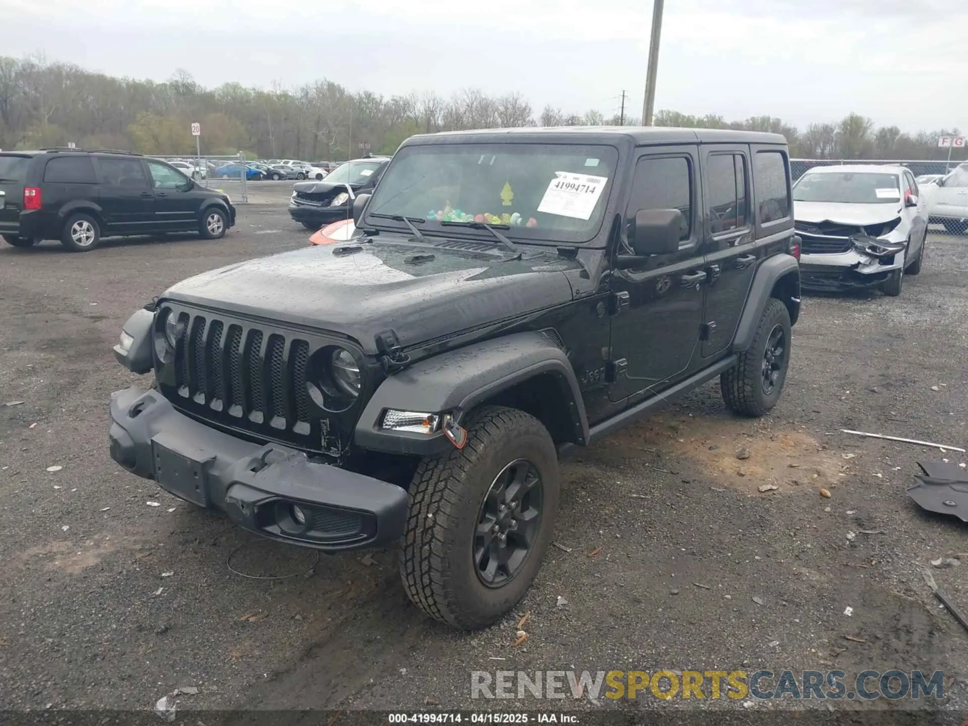 2 Photograph of a damaged car 1C4HJXDM8NW135415 JEEP WRANGLER 2022