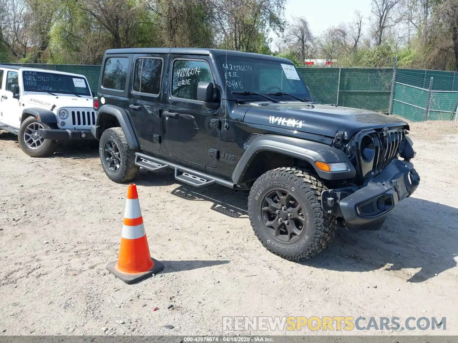 1 Photograph of a damaged car 1C4HJXDM8NW174277 JEEP WRANGLER 2022