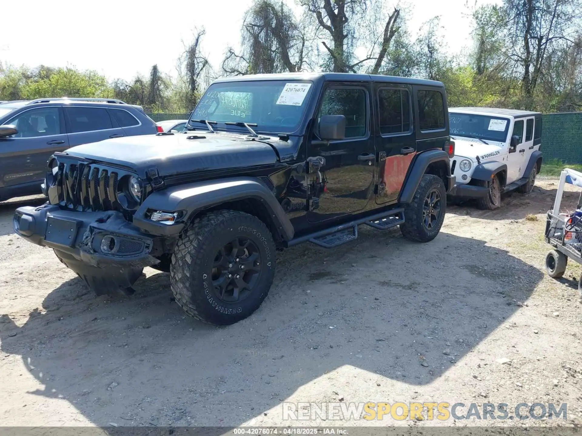 2 Photograph of a damaged car 1C4HJXDM8NW174277 JEEP WRANGLER 2022