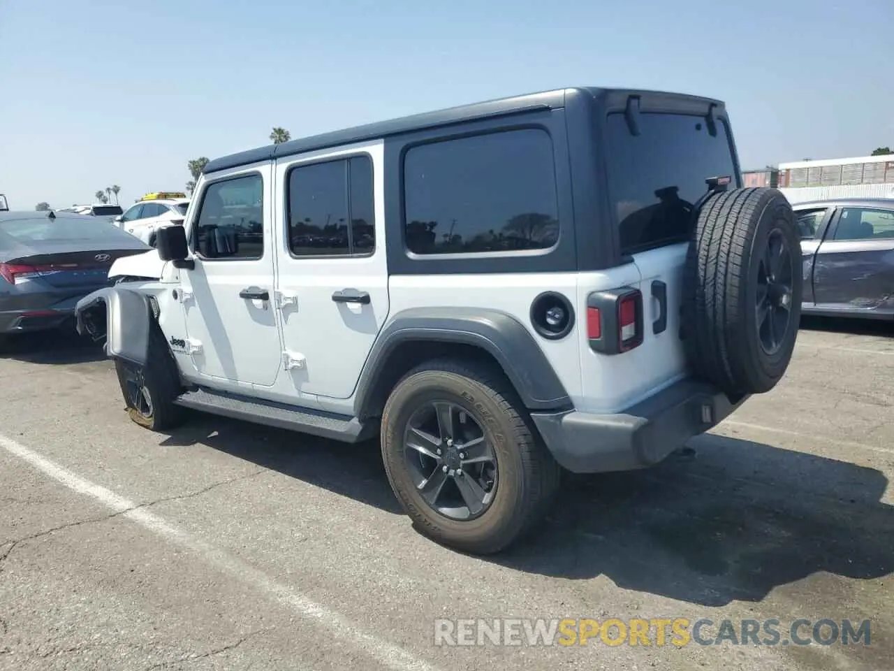 2 Photograph of a damaged car 1C4HJXDN6NW278386 JEEP WRANGLER 2022