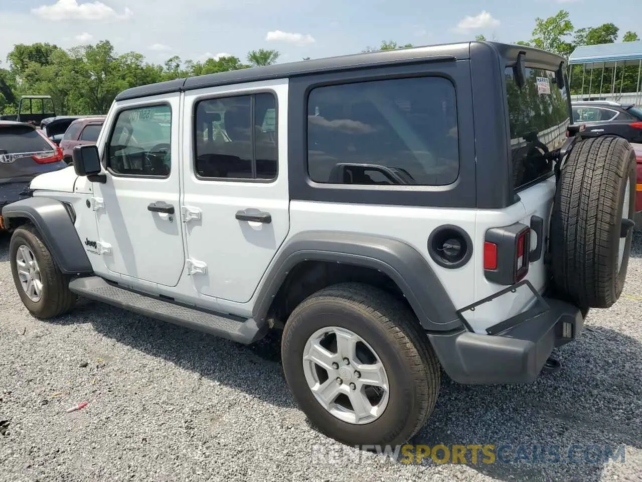 2 Photograph of a damaged car 1C4HJXDN8NW160663 JEEP WRANGLER 2022
