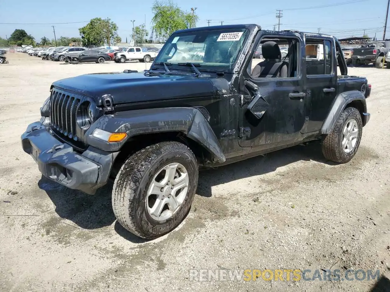 1 Photograph of a damaged car 1C4HJXDNXNW216456 JEEP WRANGLER 2022