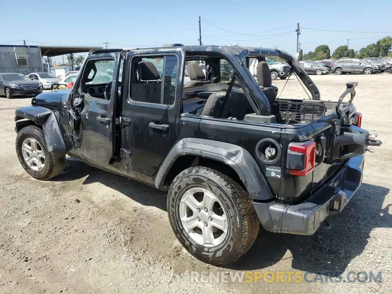 2 Photograph of a damaged car 1C4HJXDNXNW216456 JEEP WRANGLER 2022