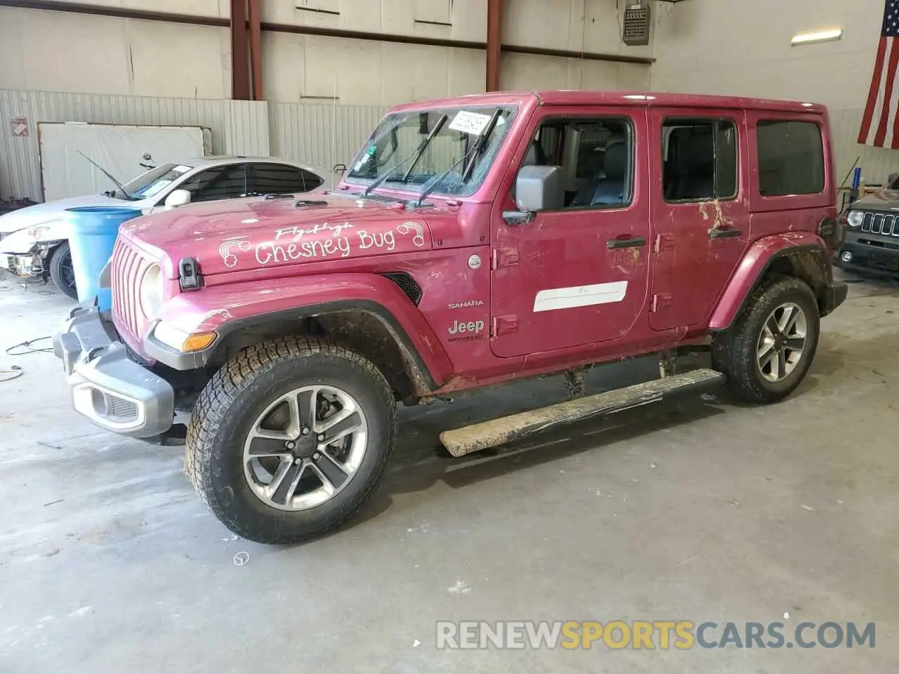 1 Photograph of a damaged car 1C4HJXEN0NW106045 JEEP WRANGLER 2022