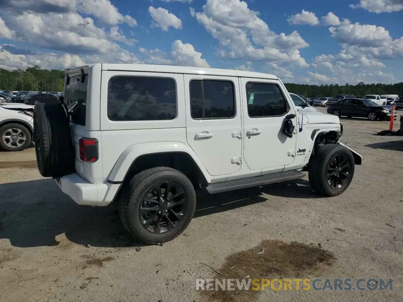 3 Фотография поврежденного автомобиля 1C4HJXEN2NW124708 JEEP WRANGLER 2022
